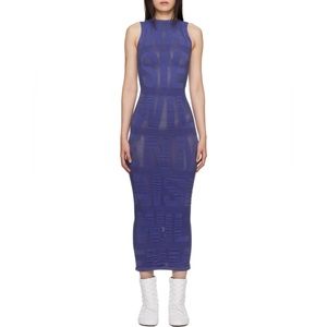 MAISIE WILEN LOGOMANIA MIDI DRESS
